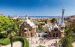 Landscape view of Gaudi's Park Guell