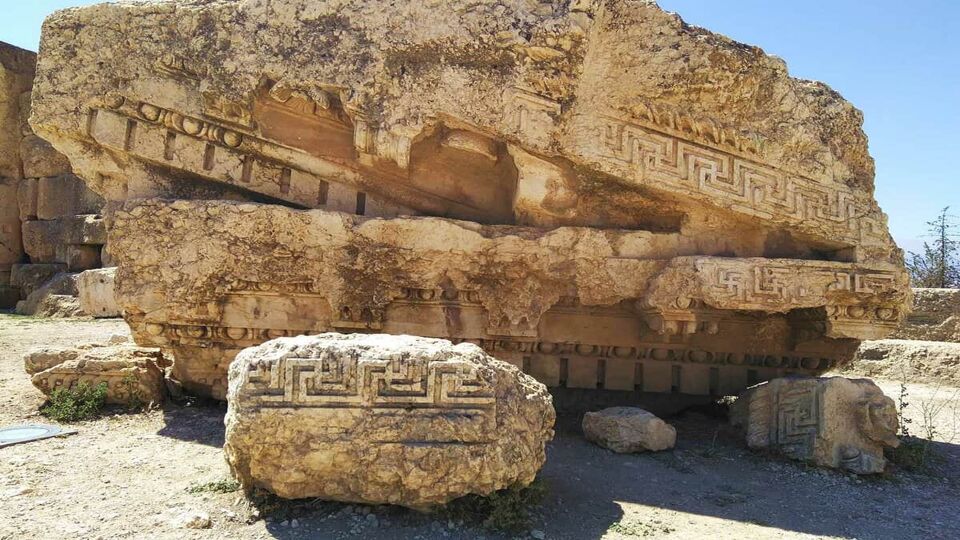 Ruins of the Temple of Jupiter, Baalbek, Lebanon
