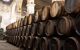 Sherry wine in oak barrels