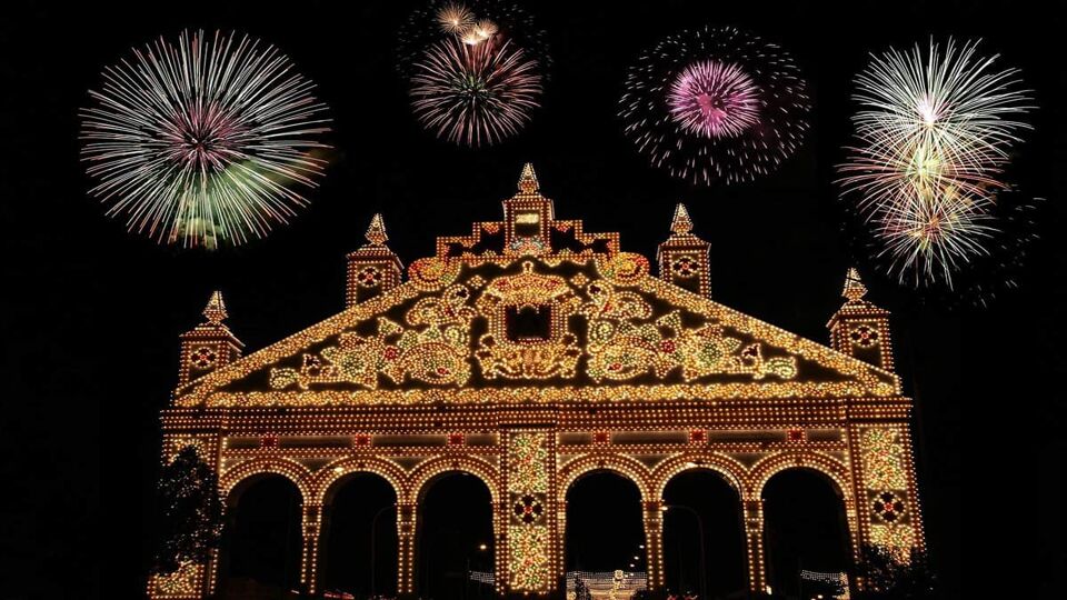 Fireworks over the Guadalquivir