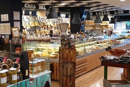 Inside a delicatessen in Ronda