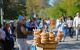 A donut (koulourakia) selling stand in the street in Plaka