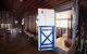 Wood panelled dining area