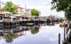 Houses along the canal