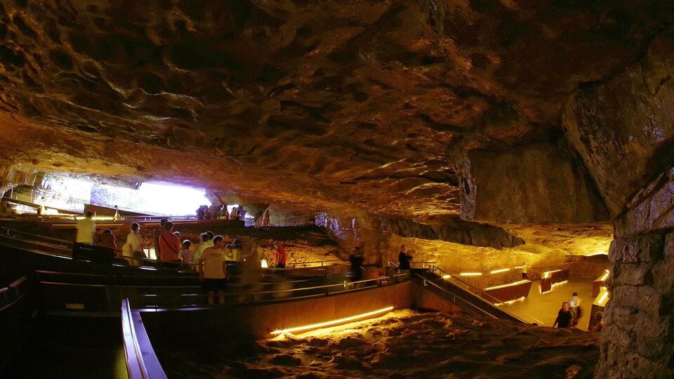interior of the cave complex
