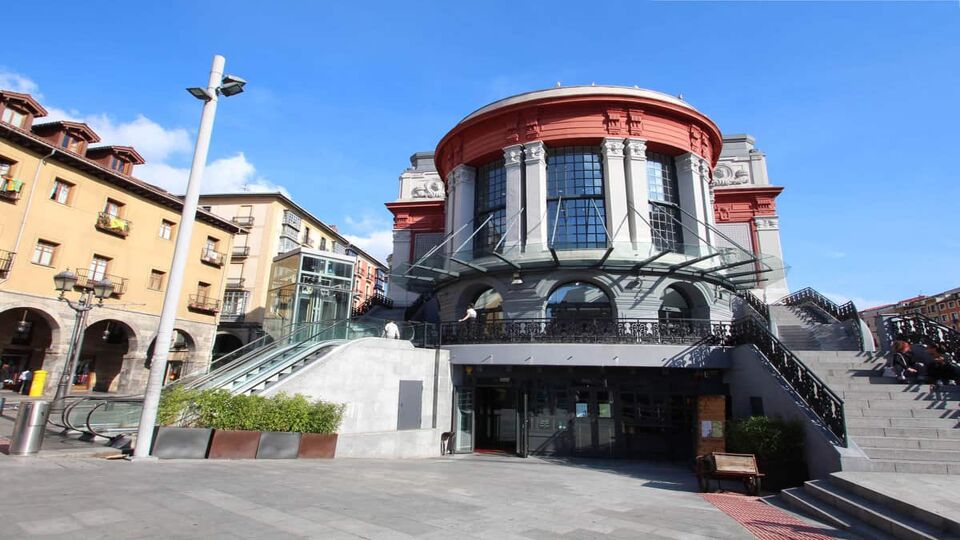 external facade of the market