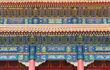 close up of Chinese architecture on the The Hall of Supreme Harmony