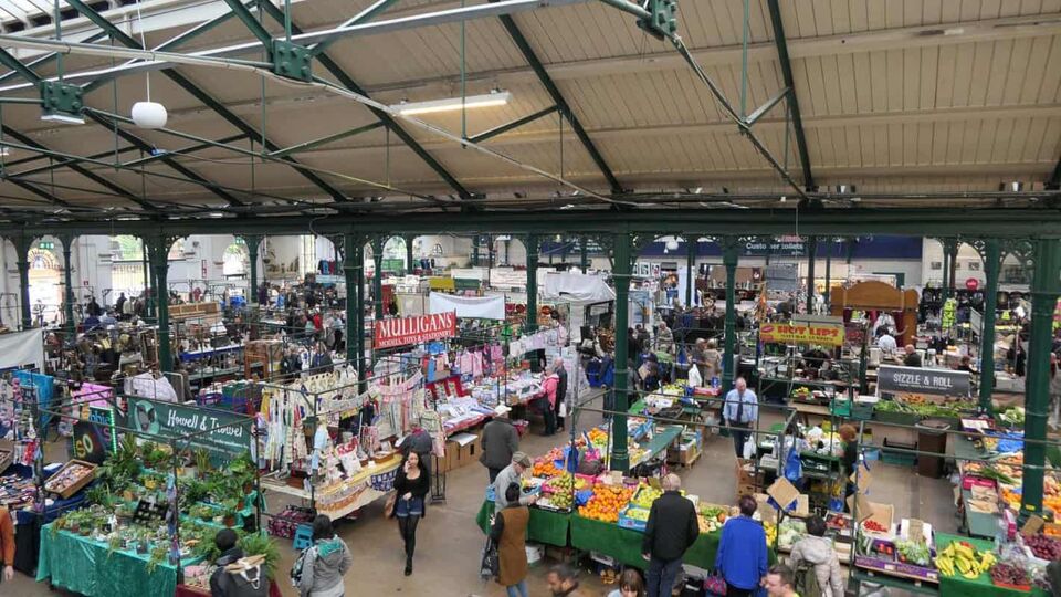 The interior of the famous St George's Market