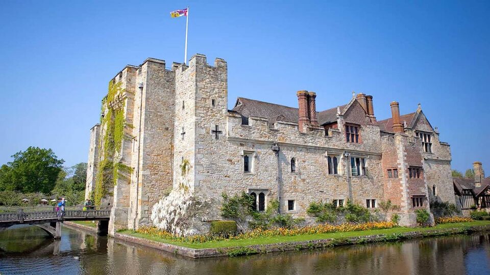 Medieval Hever castle, Kent, UK