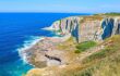 cliffs on the path to Gorrondatxe Azkorri Beach