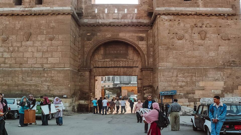 Entry gate into Old Islamic Cairo