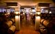 Interior view of a wine barrel cellar