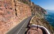 View of a the road in a mountainous area during the daytime