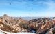 Mountain formations taken from above.