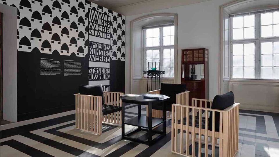 example bedroom in danish design at the Design Museum Denmark