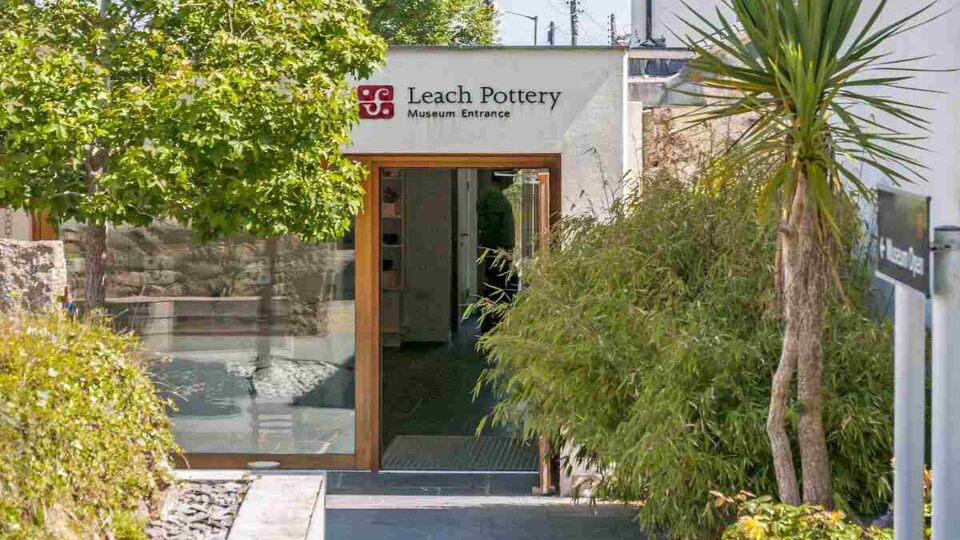 Entrance to Leach Pottery museum