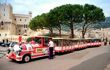 Tourist train outside of palace