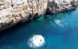 Rocks just above the Odysseus cave on Island Mljet