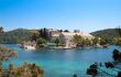 Monastery in a lake in beautiful Mljet National Park