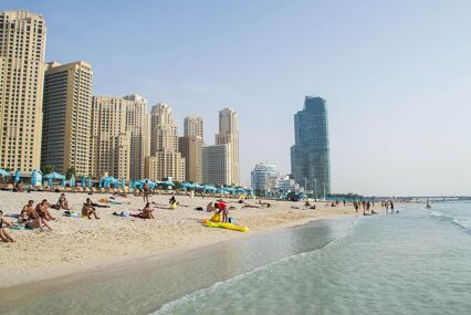 Dubai Marina JBR beach