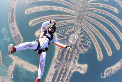 Skydive over the Palm