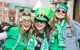 group of three girls with green hats in temple bar