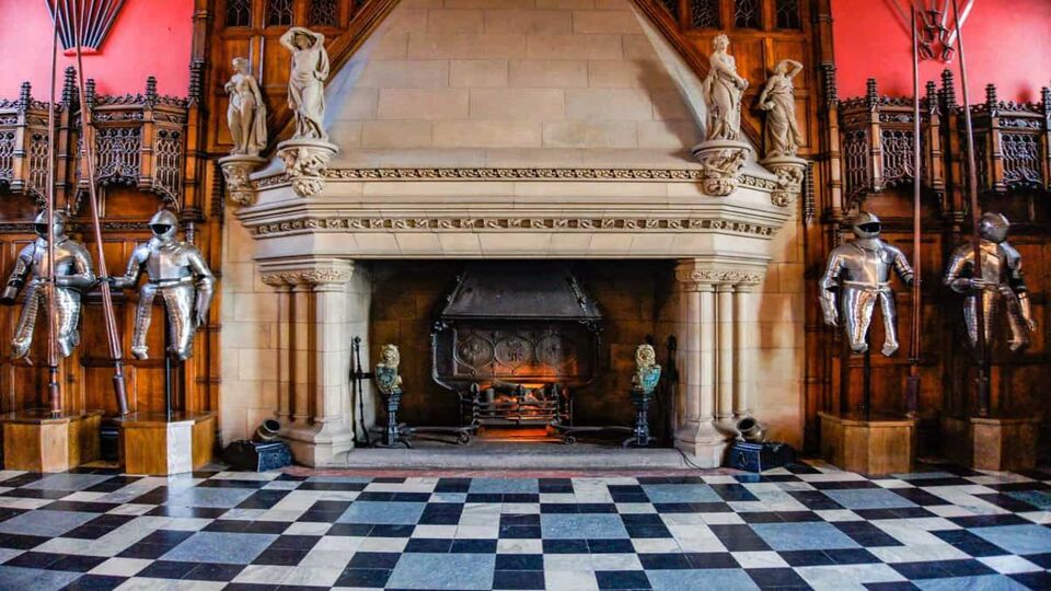 The great hall at the castle of Edinburgh
