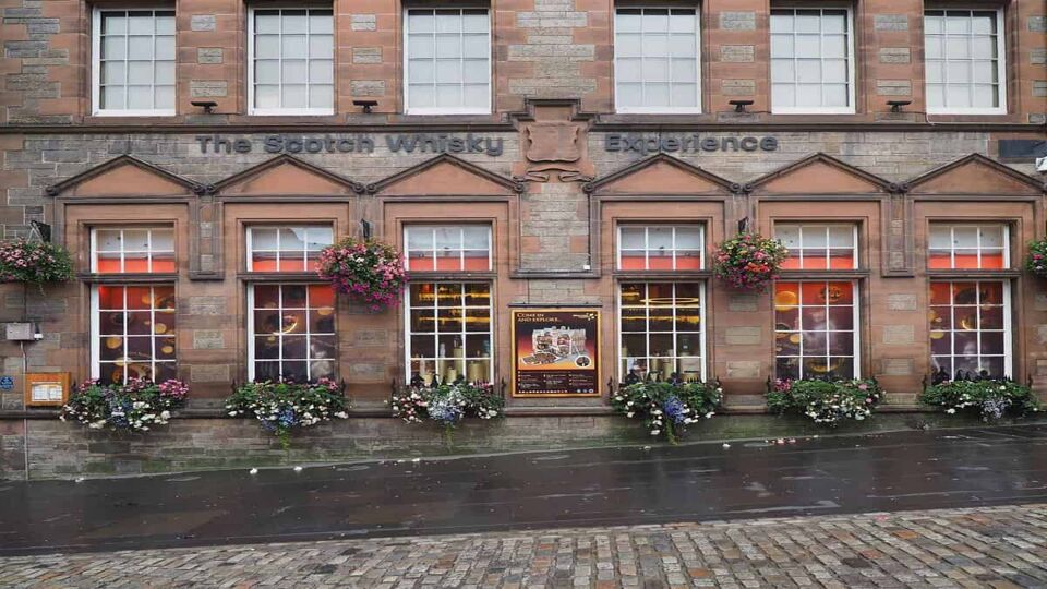 The Scotch Whisky shop on the Royal Mile highlights one of Scotland's chief attractions.