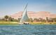 falucca sailing on the Nile