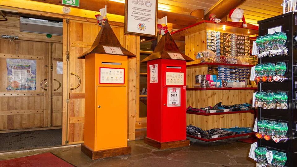 Santa Claus main post office in the village of Santa Claus in Rovaniemi in Lapland, Finland. This is the only official post office of Santa Claus.