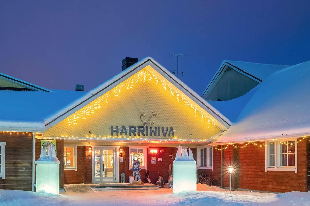 Go husky dog sledding at Harravinia, Finnish Lapland