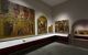 Exhibition room with religious masterpieces on the walls