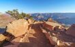 Bright Angel Trail, a hiking path in the Grand Canyon National Park