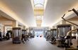 Bright and large hotel gym area