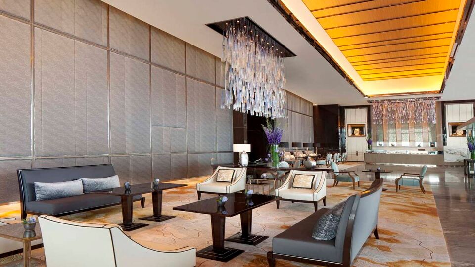 Elegantly designed lounge area