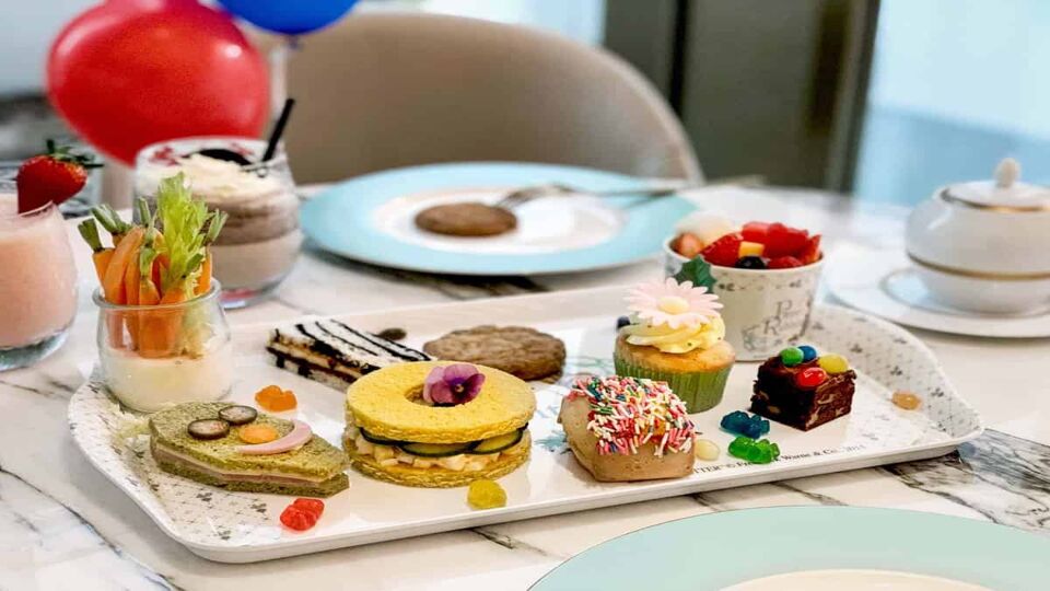 Afternoon tea style platter for kids