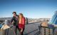 Couple of the roof of the Perlan Museum in Reykjavik