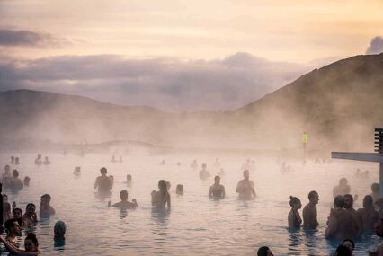 Natural spas and hot springs in Iceland