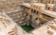 Chand Baori, a stepwell in the village of Abhaneri near Jaipur, state of Rajasthan. Chand Baori was built by King Chanda of the Nikumbha Dynasty