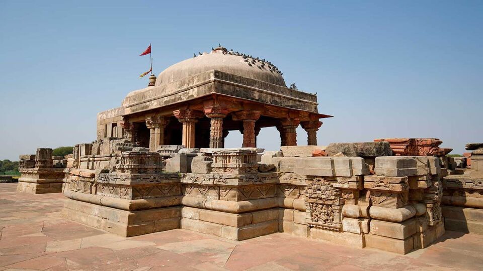 Harshat Mata Temple is in village Abhaneri, Rajasthan. It was ritual to wash hands and feet at Chand Baori before visiting the temple. It is dedicated to Harshat Mata, the goddess of joy and happiness