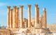 Ruined temple at the Roman ruins of Jerash