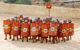 Group of Roman soldiers gather in a re-enactment at the Roman ruins of Jerash