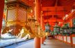 Inside red temple