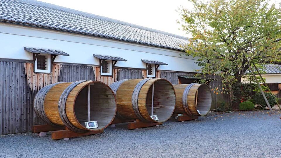 Large empty barrels