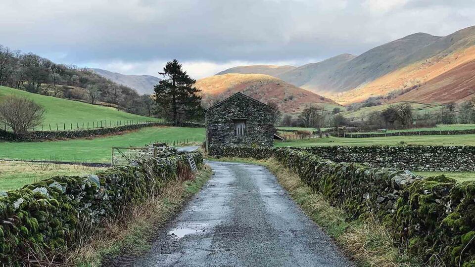 Views from Troutbeck near Lake Windermere, UK