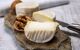 Cheese collection, soft goat French cheese with mold produced in Loire Valley close up