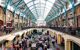 Interior view of the market during the daytime