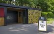 The entrance to the outdoor theatre during the day