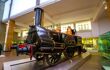 An exhibit of an steam train