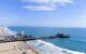 Santa Monica Pier aerial view, California - USA.